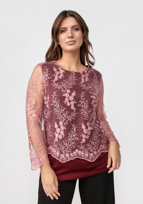 Блуза с рукавом 7/8