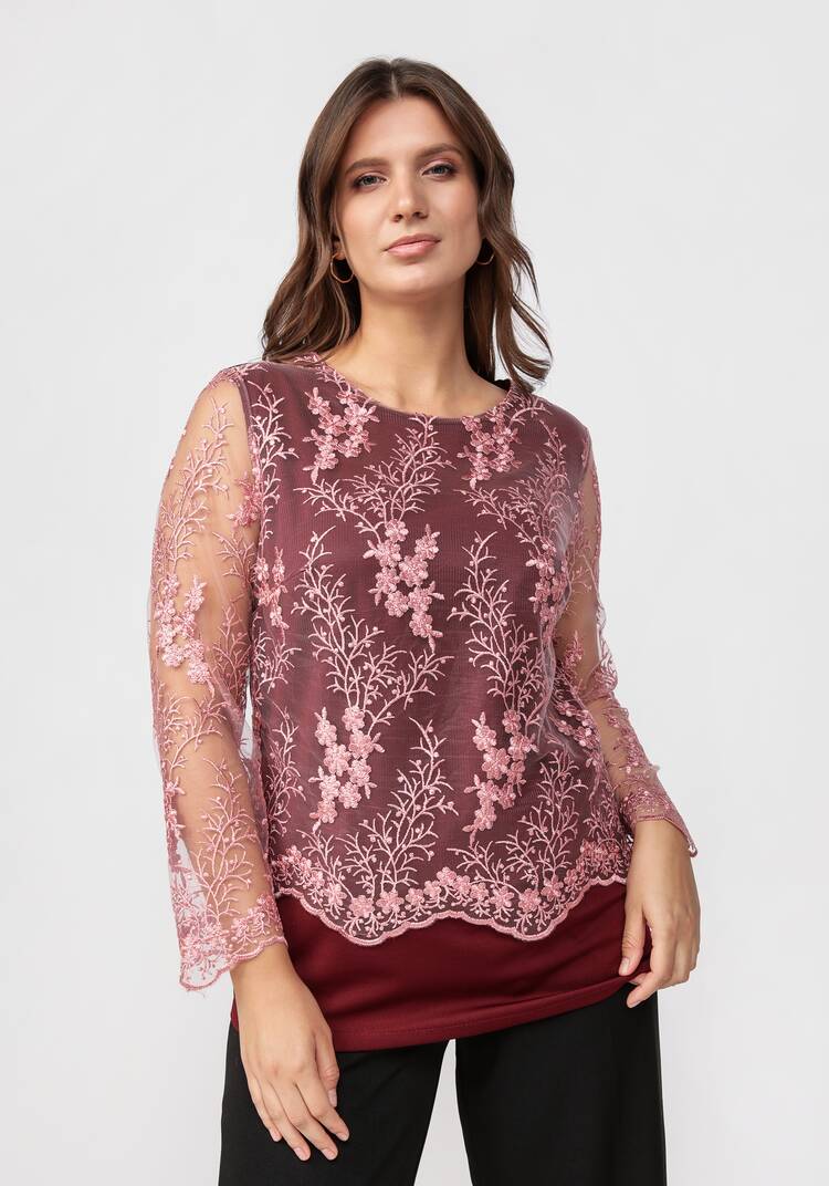 Блуза с рукавом 7/8 шир.  750, рис. 16