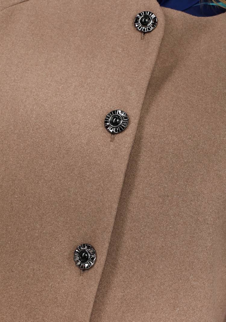 Пальто на пуговицах шир.  750, рис. 4