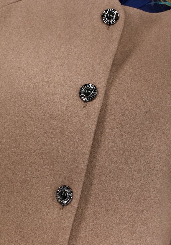 Пальто на пуговицах шир.  580, рис. 4