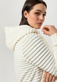 Толстовка меховая на молнии