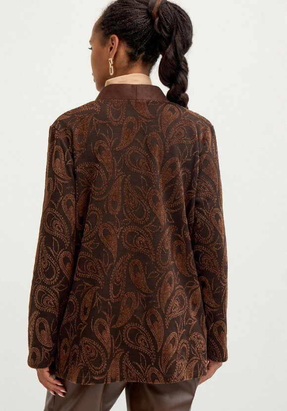 Кардиган из жаккардового трикотажа шир.  580, рис. 3