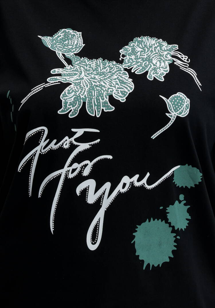 Футболка с принтом и рукавом 3/4 шир.  750, рис. 26