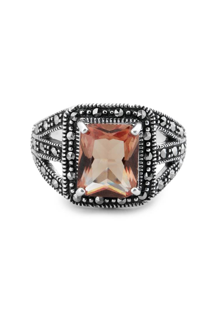 Серебряное кольцо  Глория шир.  750, рис. 2