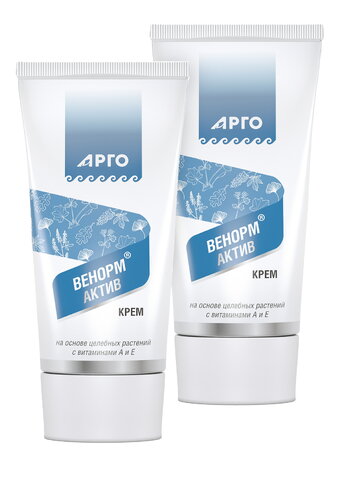 Крем антиварикозный "Венорм Актив", 2 шт.