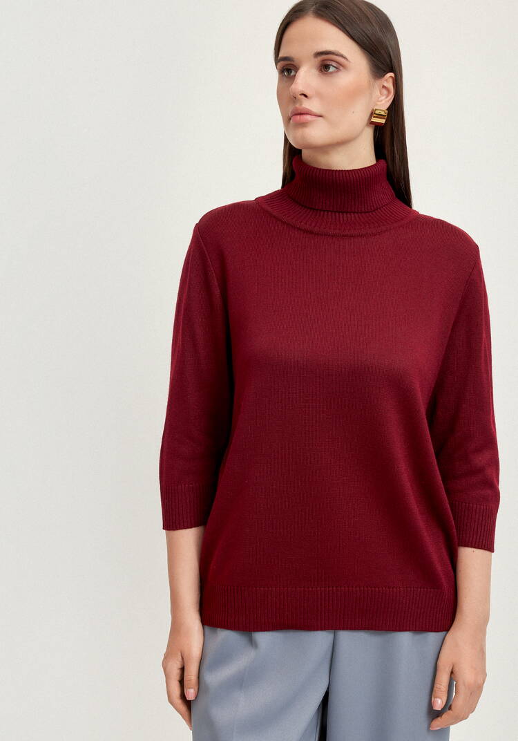 Джемпер-водолазка с рукавом 3/4 шир.  750, рис. 4