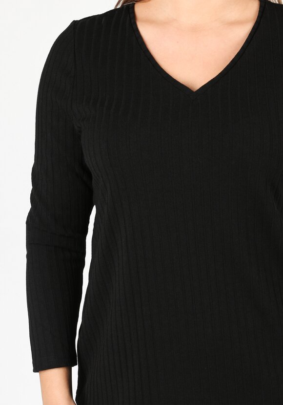 Блузка с V-образным вырезом прямого кроя шир.  580, рис. 25