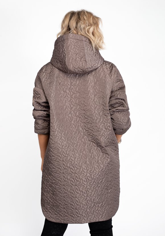 Пальто стеганое с застежкой-молнией шир.  580, рис. 6