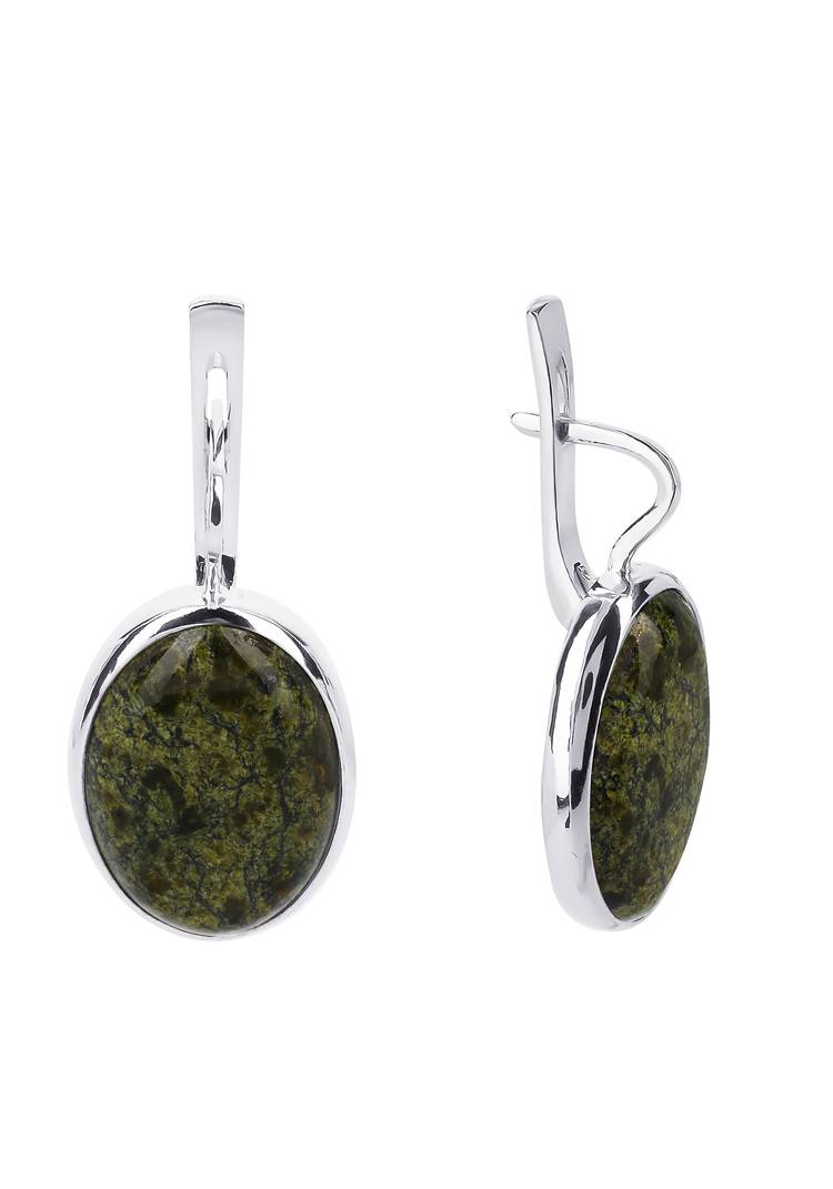 Серьги серебряные Кэйтлин шир.  750, рис. 4