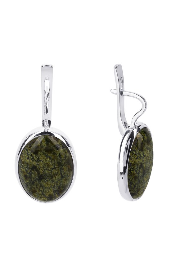 Серьги серебряные Кэйтлин шир.  580, рис. 4