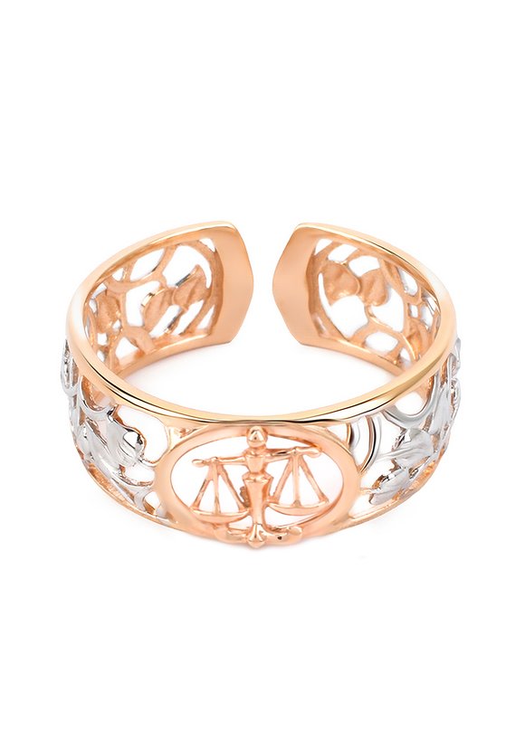 Серебряное кольцо, Знак Зодиака шир.  580, рис. 22