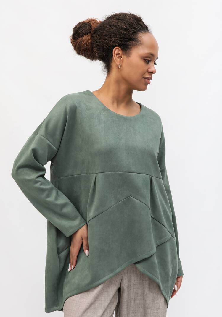 Туника из эко-замши шир.  750, рис. 7