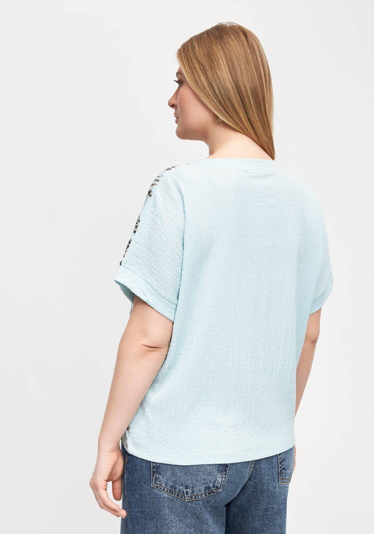 Блуза Стремительный взгляд шир.  750, рис. 3