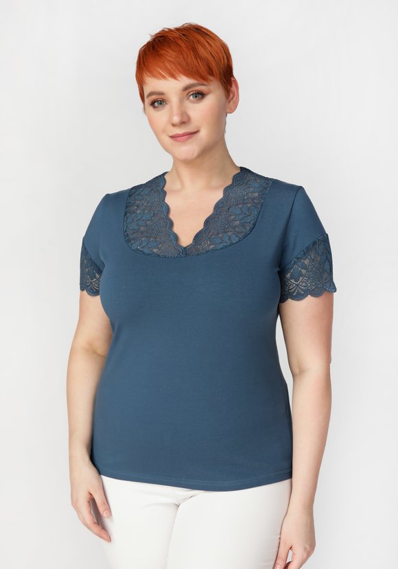 Майка женская с кружевом Радмила шир.  580, рис. 17