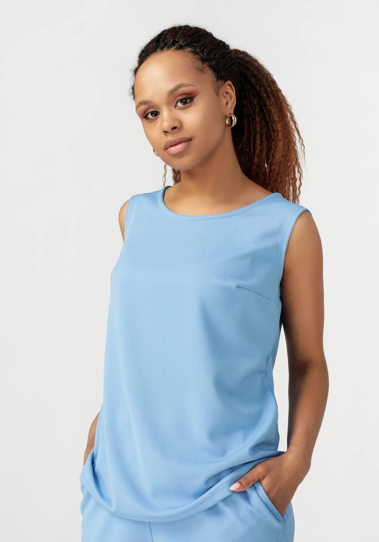 Топ женский из трикотажа Эльвира шир.  750, рис. 31