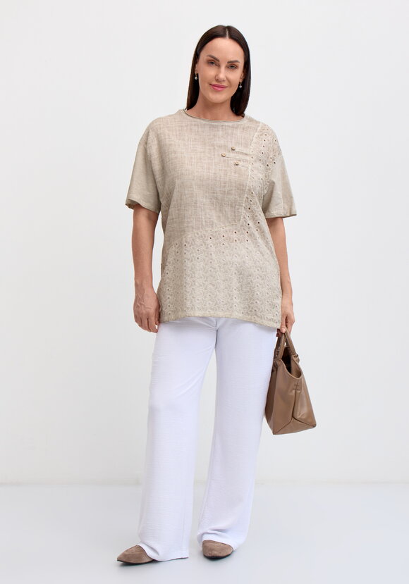 Блуза Инесса шир.  580, рис. 8