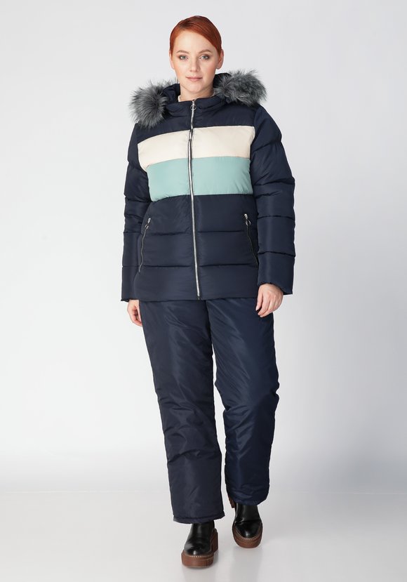 Костюм горнолыжный с мехом шир.  580, рис. 9