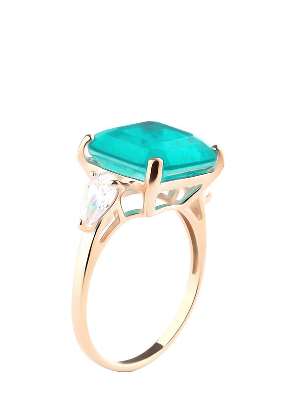 Серебряное  кольцо Мелисса шир.  580, рис. 1