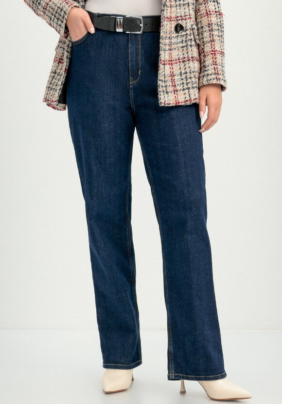 Джинсы прямые с принтом на кармане шир.  580, рис. 13