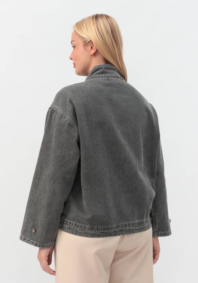 Джинсовая куртка Кейт шир.  750, рис. 3