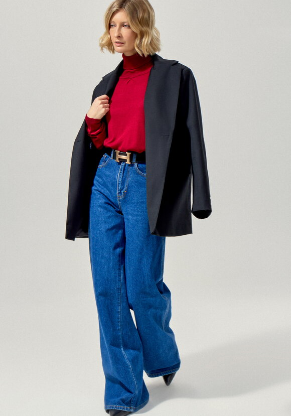 Водолазка с защипами у горловины шир.  580, рис. 21