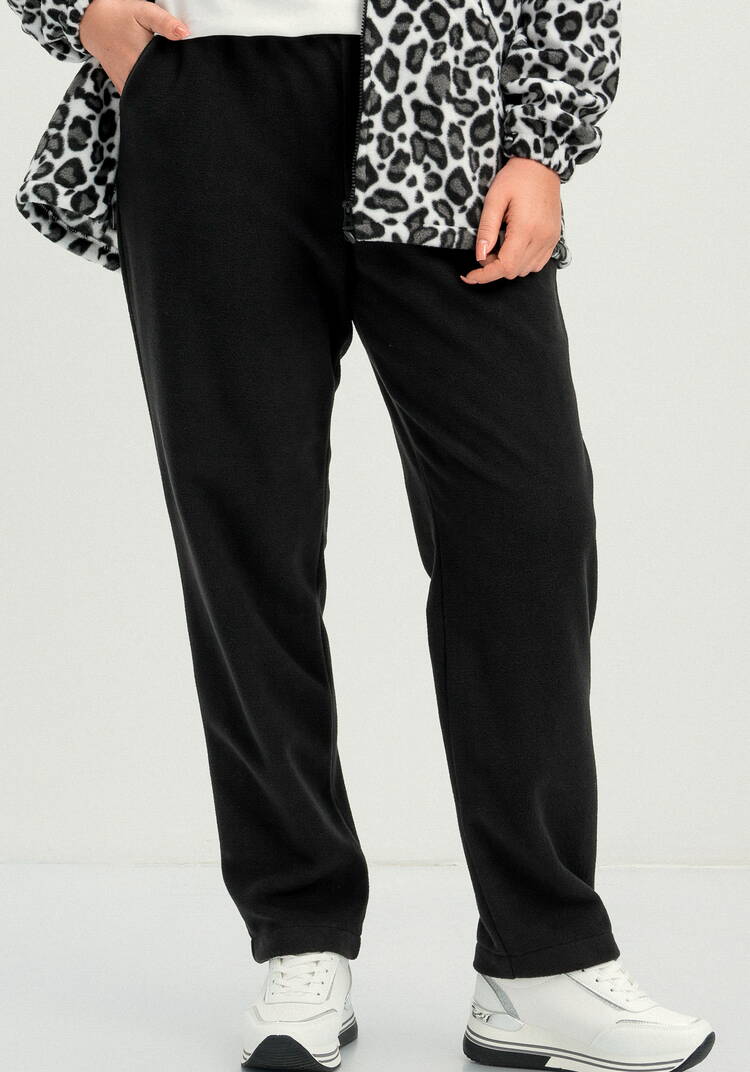 Брюки прямые из флиса на резинке шир.  750, рис. 18