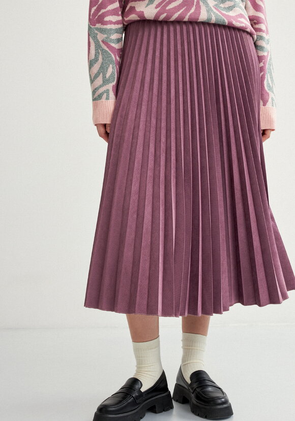 Юбка плиссированная на резинке трикотажная шир.  580, рис. 2