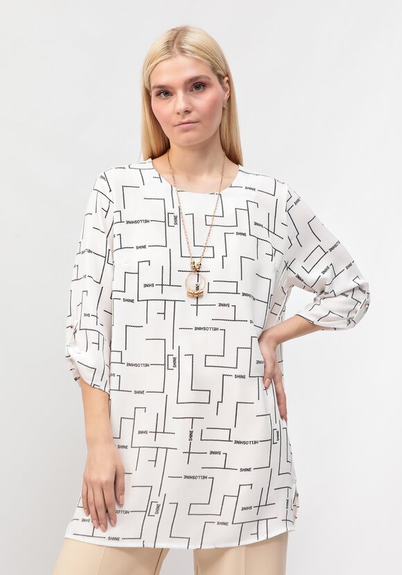 Туника с геометрическим дизайном Марта шир.  580, рис. 1