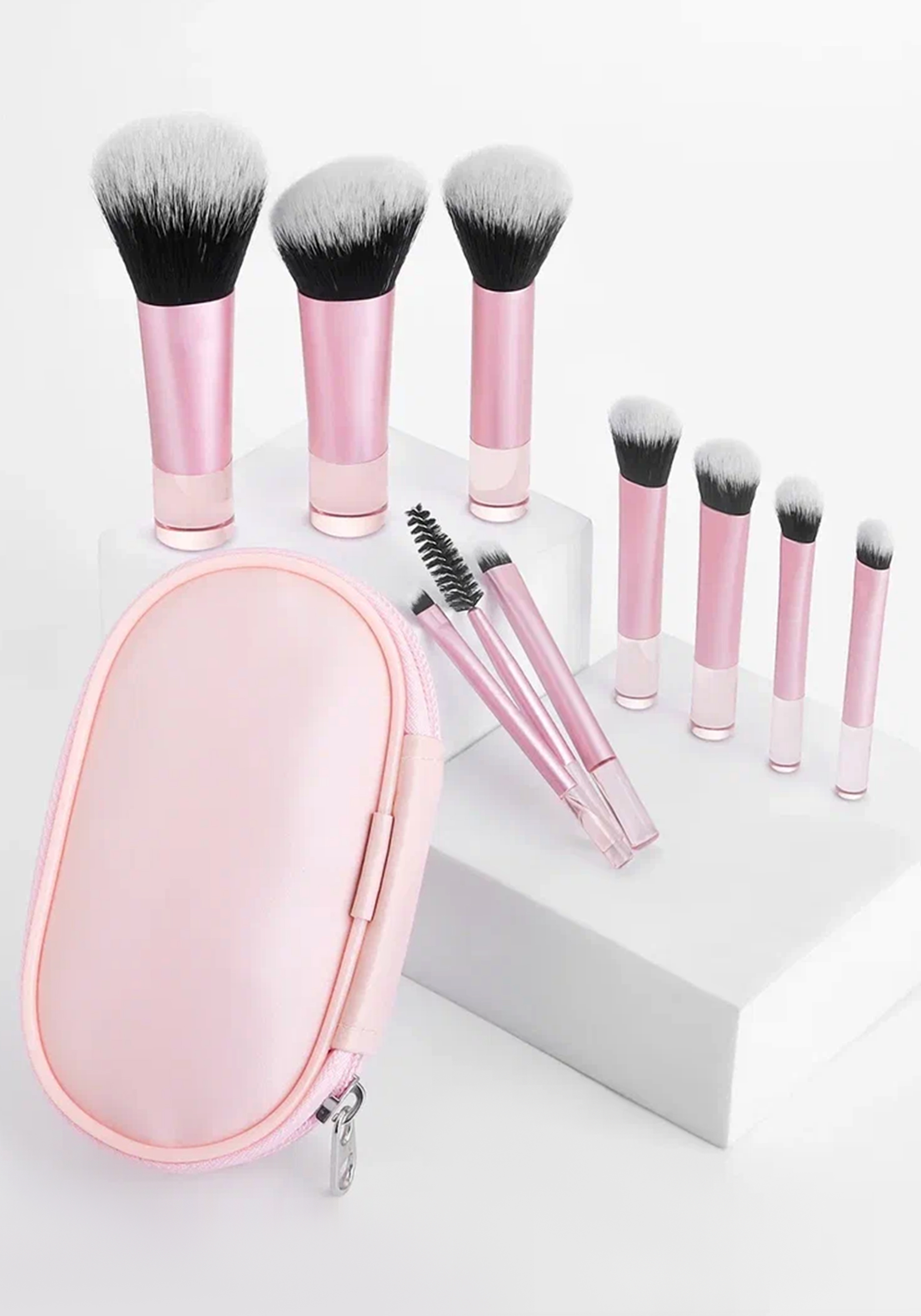 Набор кистей для макияжа "Розовый шик"