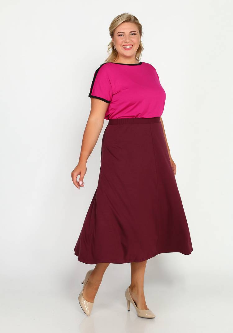 Юбка свободного кроя шир.  750, рис. 6