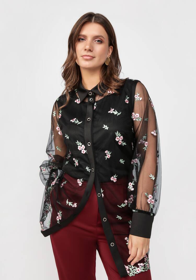 Блуза с топом шир.  750, рис. 9