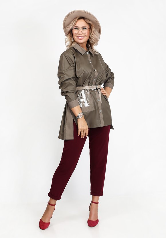 Блуза Долгожданный рассвет шир.  580, рис. 11