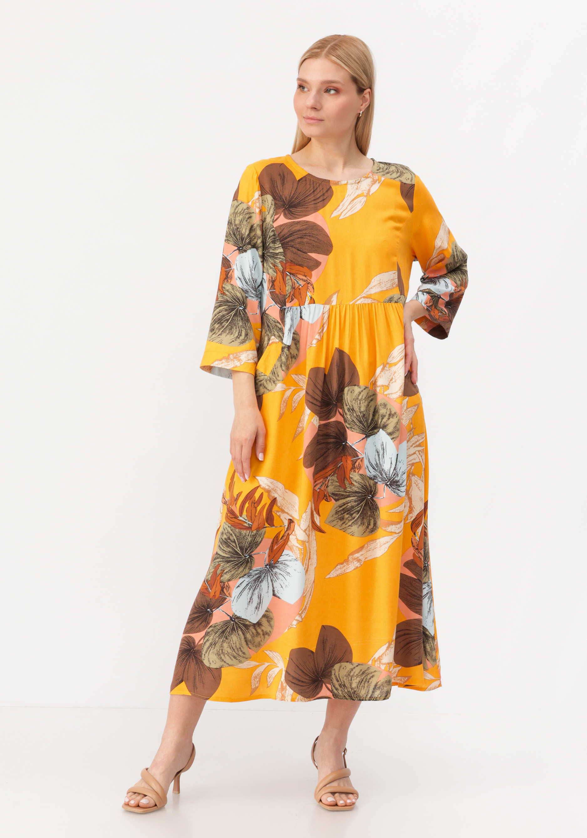Платье "Лилит" Edsel Krause, размер 50, цвет оранжевый - фото 1