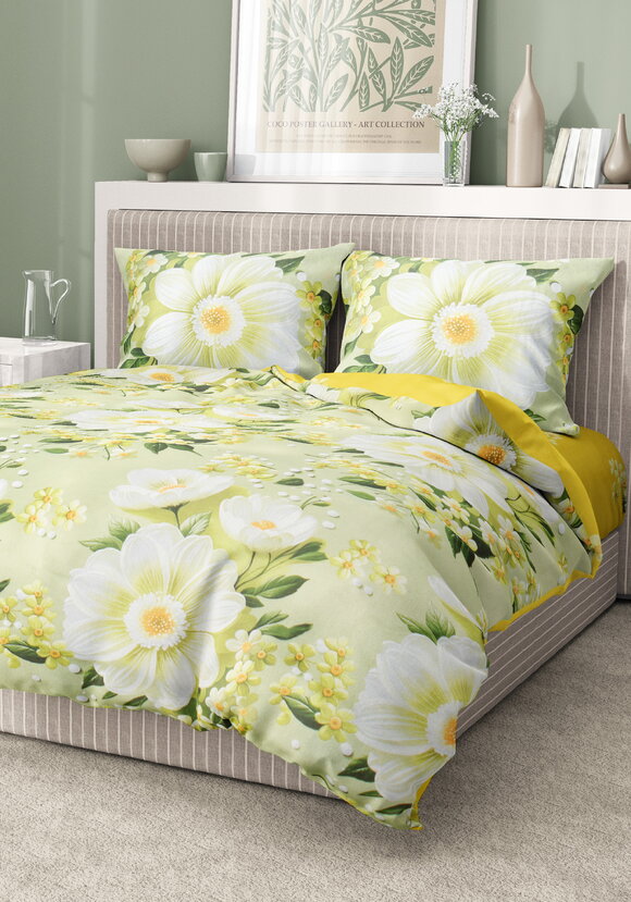 КПБ поплин 3D Магнолия шир.  580, рис. 3