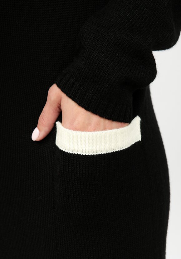 Платье вязаное со скандинавским рисунком шир.  580, рис. 6