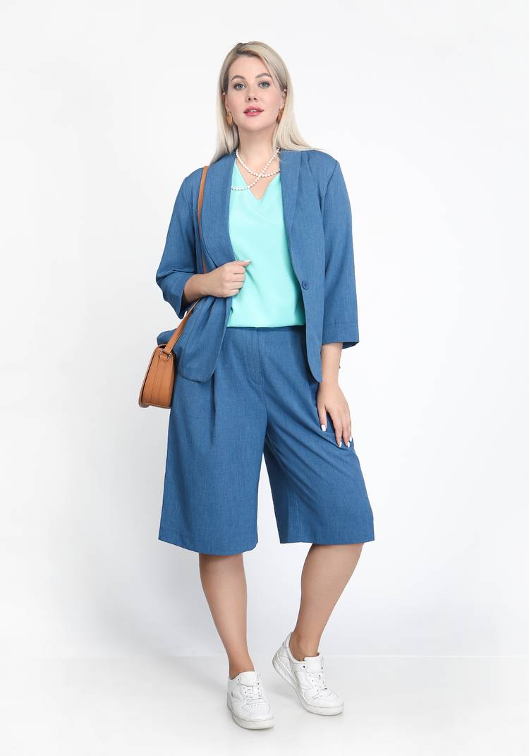 Жакет классический однобортный шир.  750, рис. 8