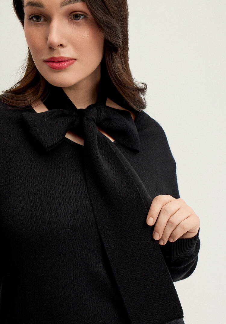 Джемпер со съемным бантом шир.  750, рис. 13