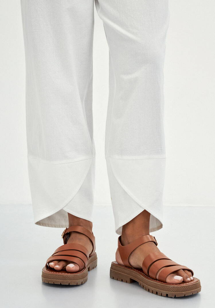 Брюки-тюльпан на резинке шир.  750, рис. 6