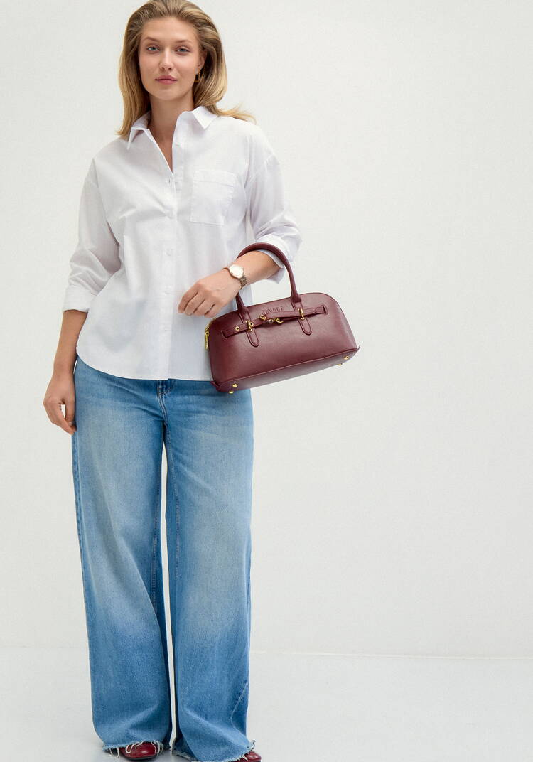 Рубашка оверсайз со спущенным плечом шир.  750, рис. 9