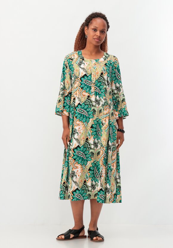 Платье свободного силуэта с рюшей по рукавам шир.  580, рис. 4