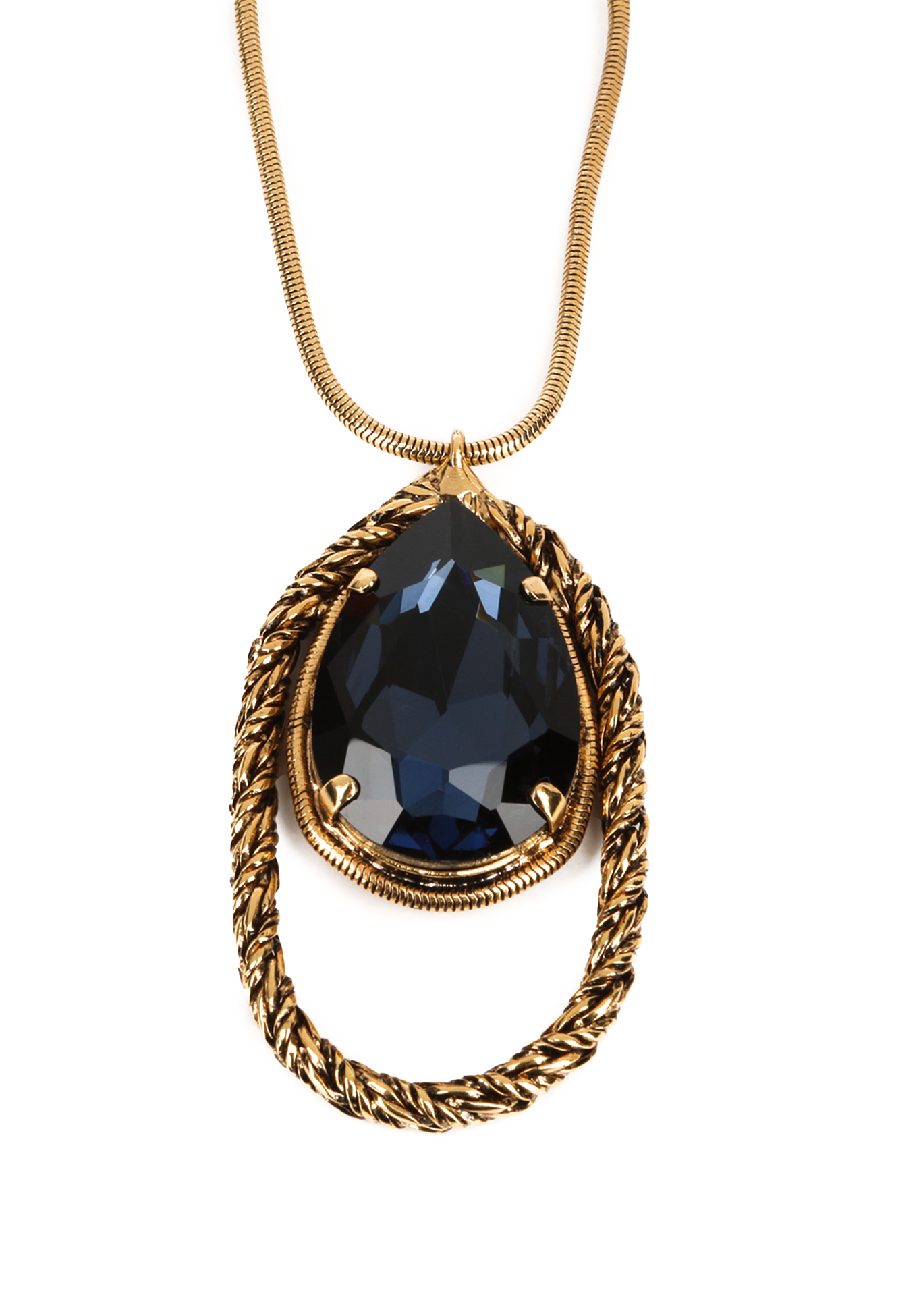 

Колье "Нежный прилив", Синий