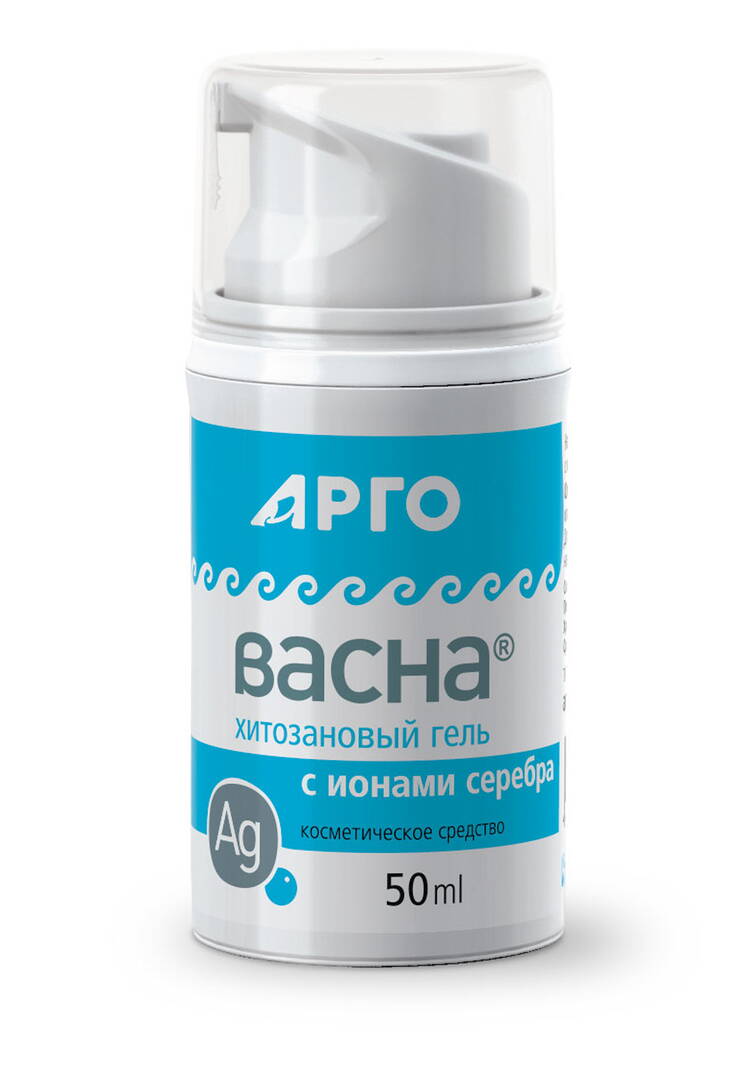 Хитозановый гель с ионами серебра АргоВасна шир.  750, рис. 1