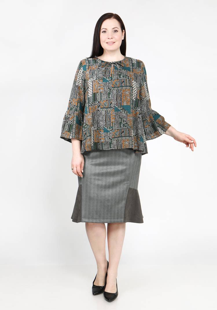 Туника в этническом стиле шир.  750, рис. 7