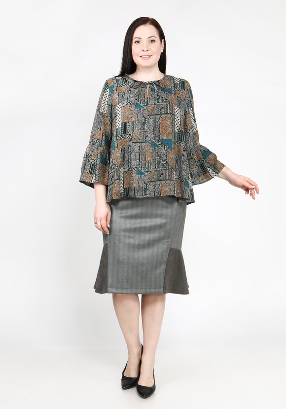 Туника в этническом стиле шир.  580, рис. 7