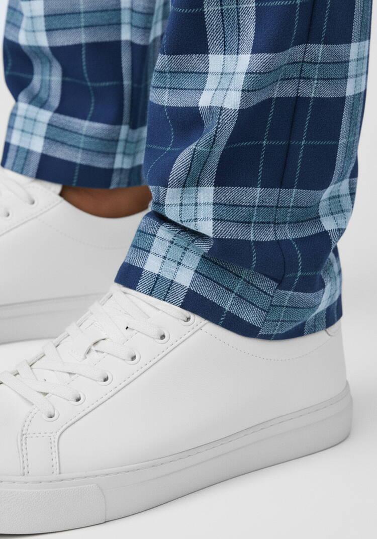 Брюки мужские прямые на резинке со шнурком шир.  750, рис. 6