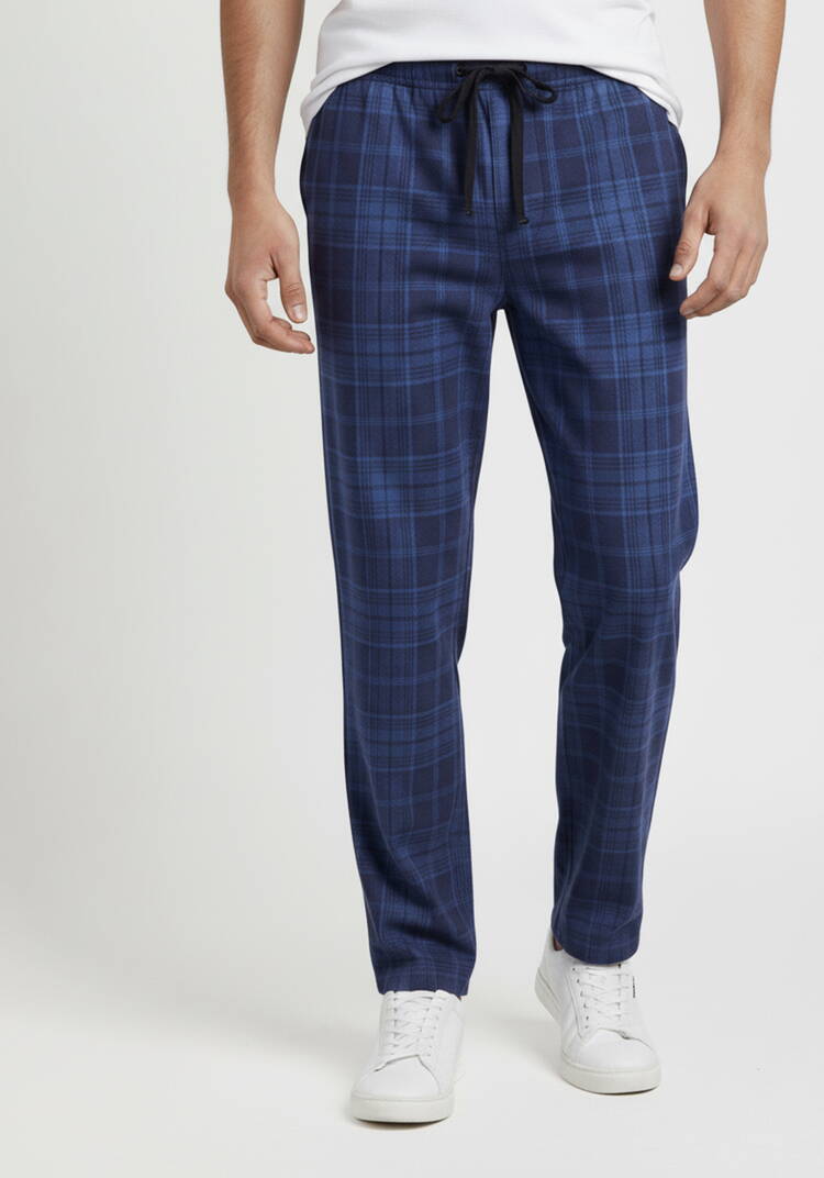 Брюки мужские прямые на резинке со шнурком шир.  750, рис. 16