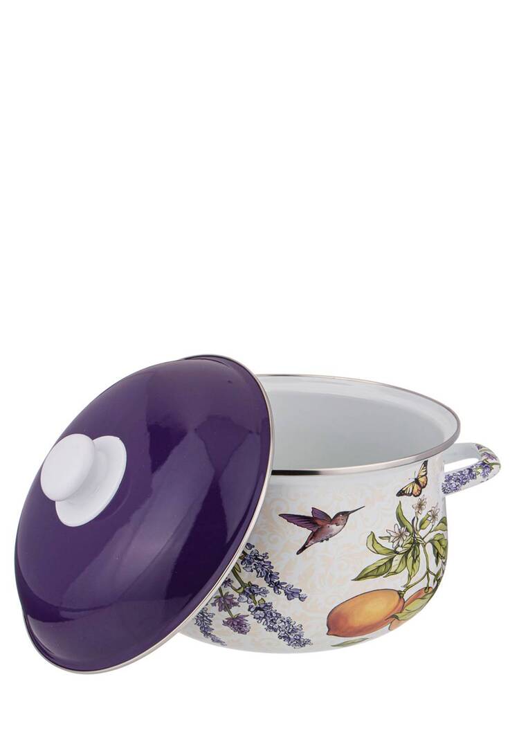 Эмалированная кастрюля с крышкой шир.  750, рис. 10