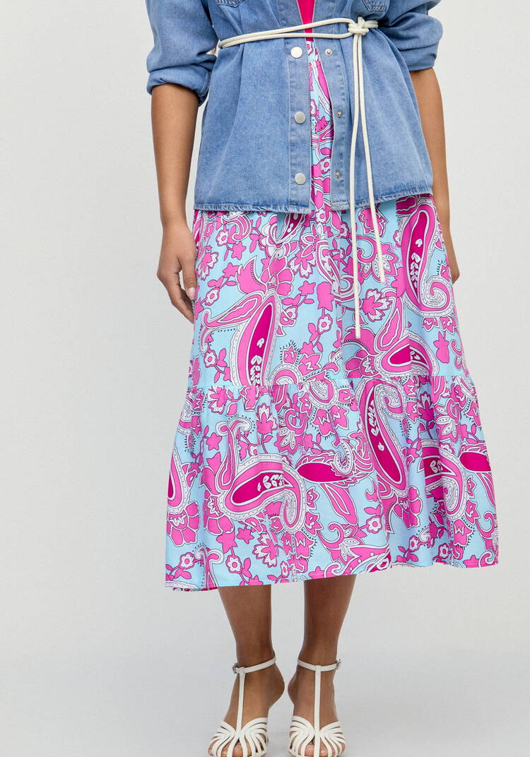 Юбка с ярусомВоздушное настроение шир.  750, рис. 10