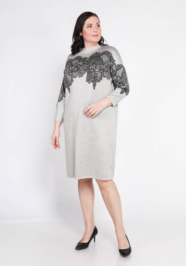 Платье с эффектом кружева шир.  750, рис. 2