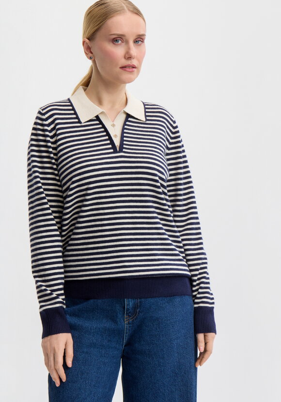 Трикотажный джемпер в полоску шир.  580, рис. 1